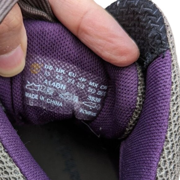 Womens Timberland Norwood Brown Pink Leather Mid Hiking Boots Size 6.5 - Picture 8 of 10